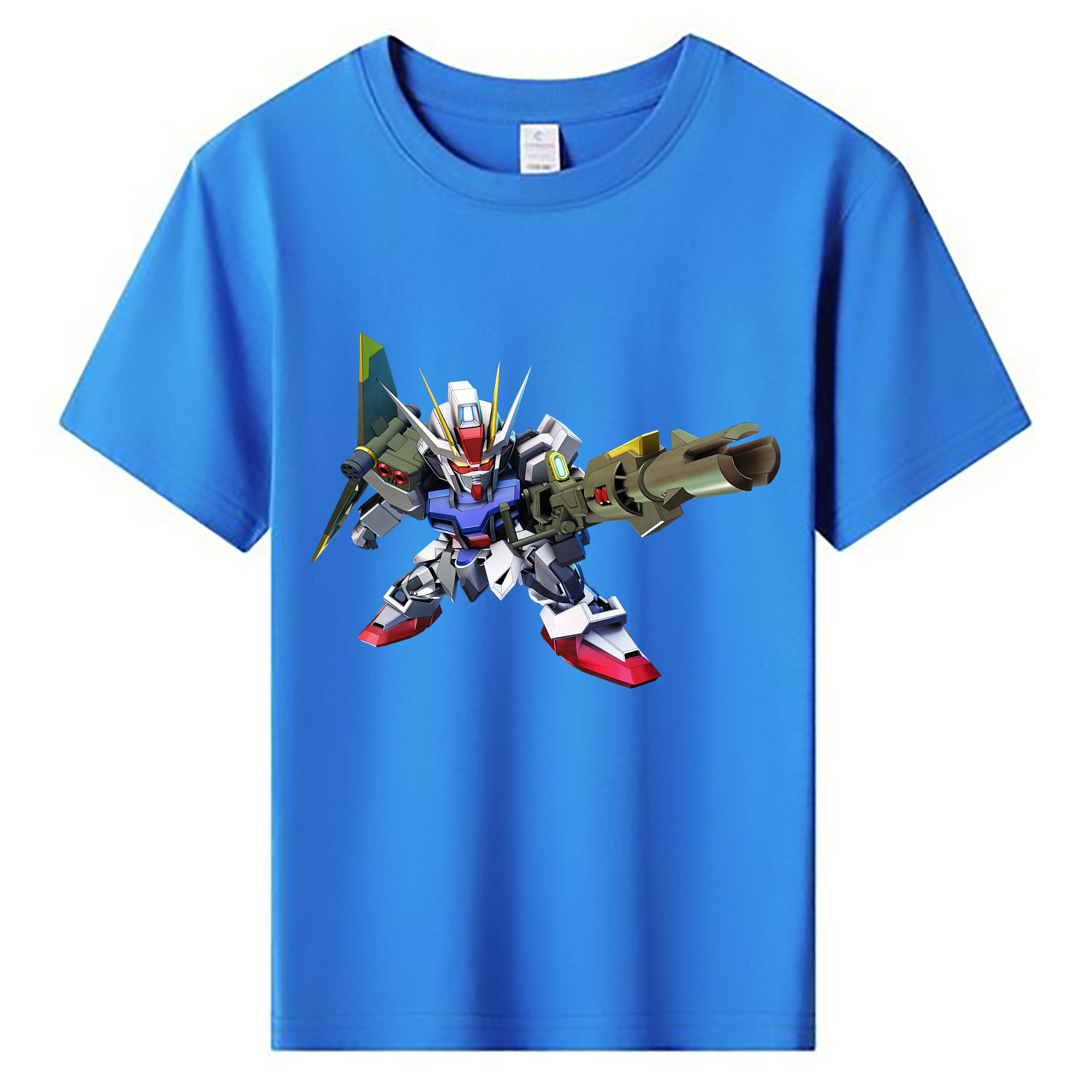 （画像用） 機動戦士ガンダム Mobile Suit Gundam 綿100％キッズTシャツ（フロントプリント）
